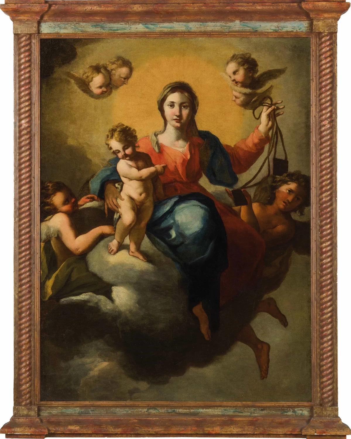 Madonna con il Bambino e angeli - attribuito